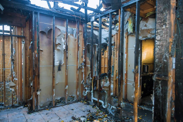 Professional Fire Damage Removal technician working in Lebanon, KY